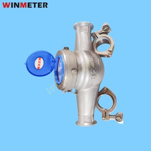 OEM工場製 DN32 クランプ式流量計 304/316L ステンレス鋼 R100 CE認証取得済み 純正メーカー 工業用リサイクル 経済的 - Product Image 3