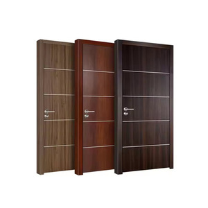 Porte en composite bois-plastique Sofia, porte intérieure en résine WPC, étanche, insonorisée, ouverture plate, ensemble de porte complet manuel - Product Image 5