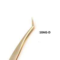 DF Pince à cils de haute qualité à 90 degrés Pince à épiler d'extension de cils de marque privée à chaud au prix de gros pour la beauté