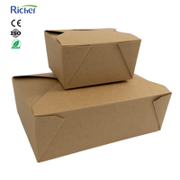 Boîtes à emporter en papier jetables avec fenêtre transparente en PET, contenants pour pâtisserie, sandwichs, gâteaux, beignets, biscuits, desserts