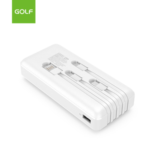 20000mAh ngân hàng điện kỹ thuật số với xây dựng trong cáp công suất cao sạc điện thoại di động nhà Máy Giá 20000mAh LCD ngân hàng điện - Product Image 2