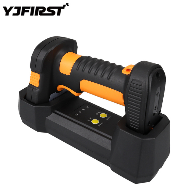 YJ-ID3510 Industrial Barcode Scanner with Wireless Charging Stand Anti-Drop&IP65 Waterproof USB/Wired for 2D QR Code Reader