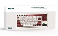 Clavier mécanique original 8BitDo Retro 108 N Edition gris, touches Kailh BOX White V2 PBT, programmables, super boutons