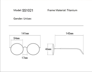 יוקרתי באיכות גבוהה מסוגנן טיטניום משקפי שמש מלא משקפי מסגרת דק מתכת אופטי משקפיים בצבע מלבן עם דפוס הדפסה - Product Image 6