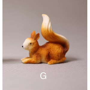 Figura realista de ardilla, adorno de animal en miniatura de resina para decoración de paisajes de bonsái - Product Image 3