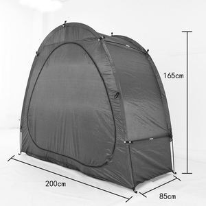 Abri de vélo portable d'extérieur en polyester monocouche, résistant à la pluie et à la poussière, directement de l'usine - Product Image 2