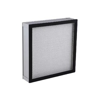 Filtro de Aire HEPA Personalizado de Alta Eficiencia H14, 99.95% de Filtración de Polvo, Fibra Sintética, Placa Plegada Profunda, para HVAC, Hoteles y Uso Agrícola