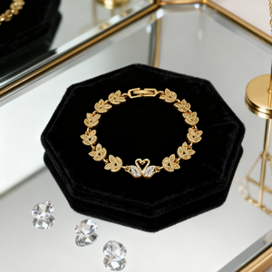 Pulseras de Cisne de Cobre al por Mayor para Mujer, Chapadas en Oro de 18k, Populares y de Gran Venta, con Circonita, Logotipo, Pulsera de Cisne 2026 - Product Image 2