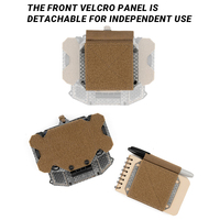 Support de téléphone portable tactique SIVI MOLLE avec panneau de navigation dissimulé et hauteur réglable pour équipement de plein air