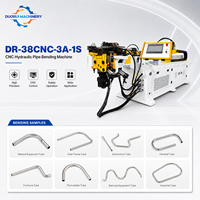 Machine à cintrer les tubes ronds en métal, acier et fer CNC DR-38CNC-3A-1S, machine à cintrer les tuyaux CNC pour la fabrication d'équipements médicaux
