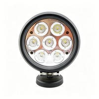 Nouvelle lampe de travail LED ronde de 6 pouces 70W, étanche IP68, 12-48V, 5040lm, lampe auxiliaire de conduite pour voiture tout-terrain, camion, chariot élévateur, machinerie