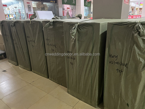 Romantico moderno proposta di matrimonio decorazione grande cuore rosso ortensia rosa arco fiore per la sposa elegante cancello di matrimonio - Product Image 6