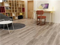 Revêtement de sol en vinyle SPC moderne, PVC rigide, imperméable, texture bois, système de clic, pour appartement, hôtel, bureau