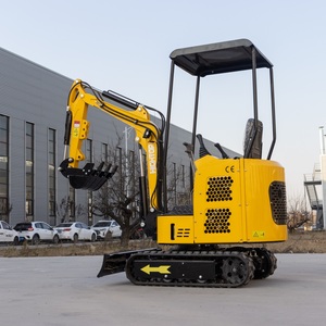 Mini-excavatrice de 1,5 tonne à vendre, petite excavatrice sur chenilles pour travaux de construction - Product Image 1