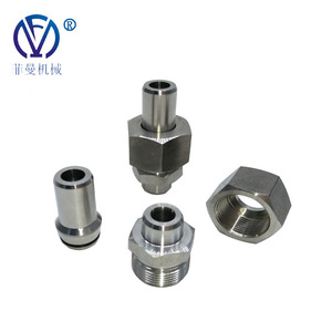 Raccord de tuyauterie hydraulique soudé en acier inoxydable Feman 304, type droit, pour usage industriel - Product Image 3