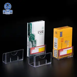 L-Vorm Acryl Bedrijfsbureau Naambordkaarthouders Prijskaarthouders Sigarettenpak Displayhouder