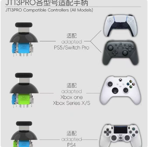 Force de 30-80gf pour PS5 K-SILVER JT13-005 320 °   Joystick magnétique TMR à tension réglable, anti-drift, pour PS4/Switch Pro/XBOXes - Product Image 6