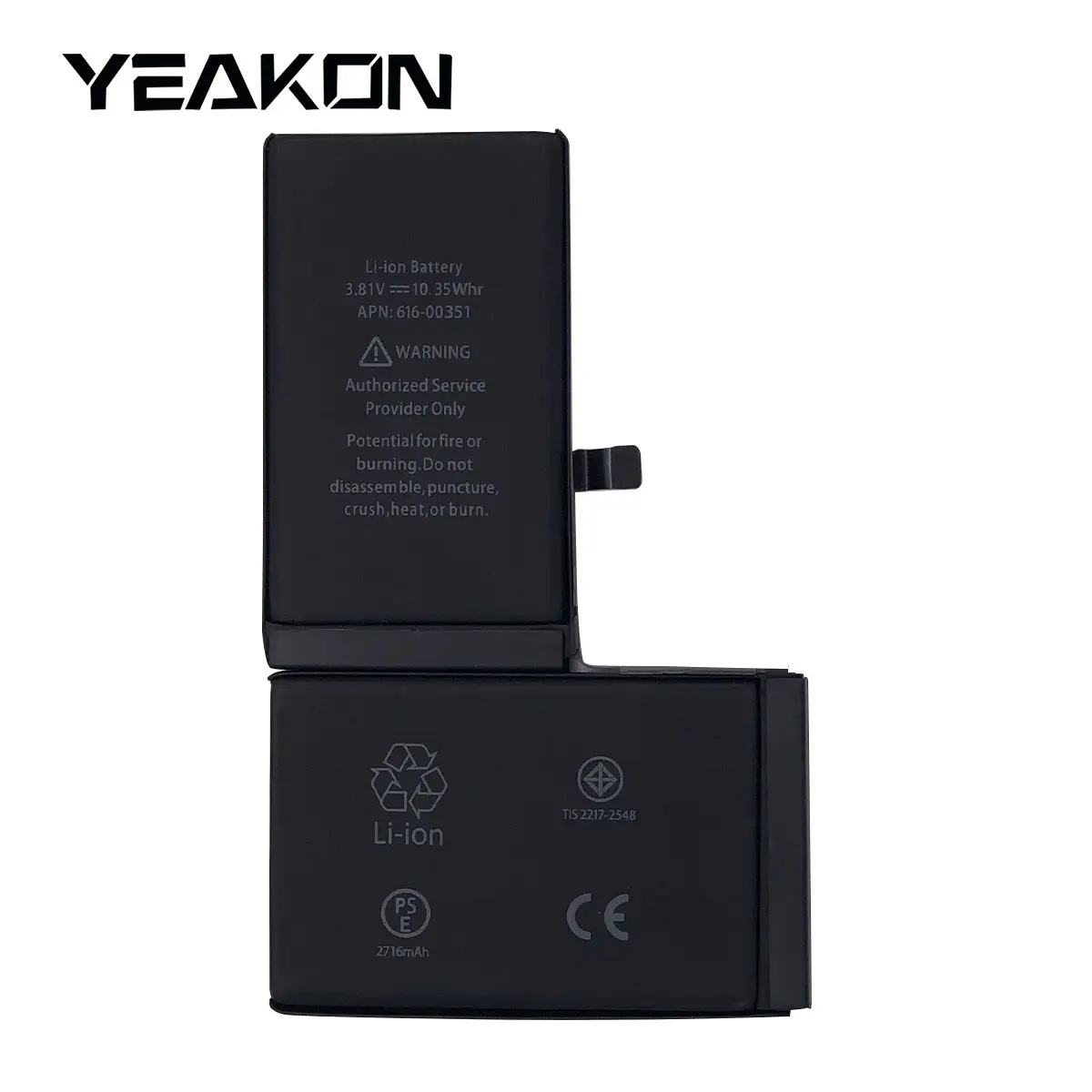 YEAKON X IX 8X Battery Replacement For iPhone 5 5S 5C SE 6 6S 6P 6SP 7 7G 7P 8 8G 8P Plus X XS MAX XR 11 12 13 Pro MAX Batteries
