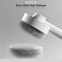 Brosse autonettoyante pour animaux de compagnie, peigne de toilettage pour chats et chiens à libération rapide des poils, outil anti-chute en acier inoxydable