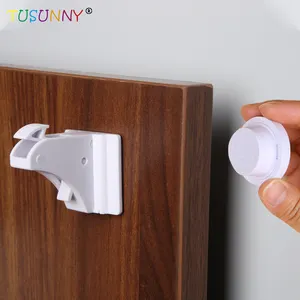 Wholesale Baby Safety Products Cabinet Locks Child Magnets Magnetic Baby Safety Lock Cabinet Locks For Babies