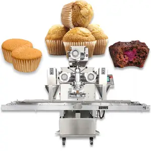 CE sertifikalı fincan kek yapma makinesi dolu çörek üretim makinesi