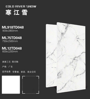 Vente flash Carreaux de marbre brillants 600x1200mm Carreaux émaillés brillants