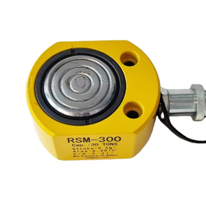 Vérin hydraulique ultra-plat simple effet RSM-300, 30 tonnes, course de 13 mm, 700 bars, cric hydraulique à faible hauteur pour levage dans les espaces restreints - Product Image 6