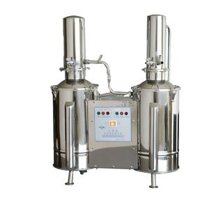 جهاز تقطير مياه مزدوج بسعة 5 لتر/ساعة و10 لتر/ساعة و20 لتر/ساعة، جهاز تقطير مياه ثانوي يستخدم في المختبرات - Product Image 1