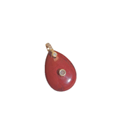 Pendentif Goutte d'Eau en Zircon Sertie de Cristaux, Pierre Naturelle Guérisseuse, avec Fermoir en Laiton pour la Fabrication de Bijoux DIY