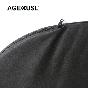 AGEKUSL 자전거 바퀴 보관 가방 범용 자전거 바퀴 캐리어 로딩 가방 접이식 지퍼 클로저 휴대용 손잡이 - Product Image 3