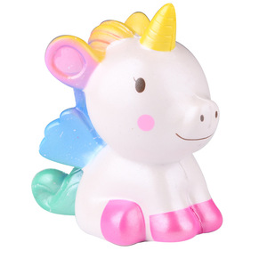 Pu Foam Sitting Unicorn Slow <b>Rebound</b> Toy For Kids 2 4 Years Unisex Fidget Toy - Product Image 3