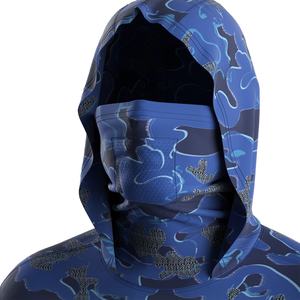 Sweat à capuche de pêche haute performance avec technologie de protection solaire, masque intégré et panneaux latéraux en maille pour le contrôle de la température - Product Image 3
