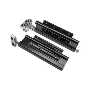 Phụ Kiện Bi-Gấp Con Lăn Trong Suốt PVC Có Thể Tháo Rời Cửa Trượt Cửa Được Nhôm 6 Phần Cứng Gấp Cửa Bản Lề - Product Image 2