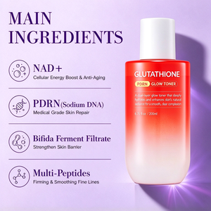 Tónico Facial con Glutatión y PDRN, Antioxidante, Reparador de la Barrera Cutánea, Hidratante, Unifica el Tono de Piel, Reduce las Manchas Oscuras, Tónico de Marca Privada - Product Image 2