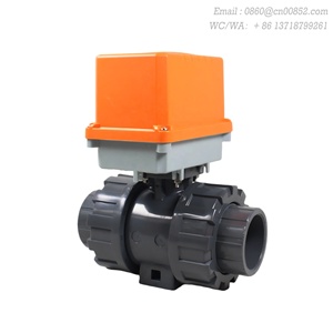 Vanne à boisseau sphérique motorisée EDAK en UPVC pour raccords de plomberie domestique, raccords de réservoir d'eau, vanne d'irrigation d'eau anti-fuite OEM - Product Image 6