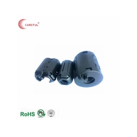 Boîtier en plastique noir et blanc avec clip ferrite EMI pour noyau de câble ferrite