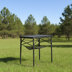 Mesa de Aluminio para Exteriores de 2 pies, Plegable y Portátil, Mesa de Camping con Altura Ajustable, Muebles para Exteriores - Product Image 2