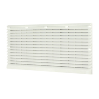 Filtre de ventilateur AC/DC 420x180mm Ventilateur en ligne approuvé CE avec système de ventilation de filtre Grille d'écran de filtre de ventilateur