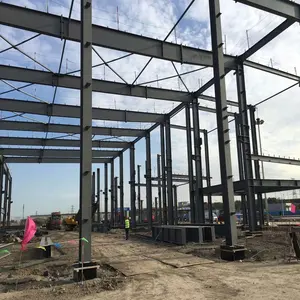 Penjualan laris kit rumah struktur baja kerangka baja pabrik baja struktural lokakarya baja struktural