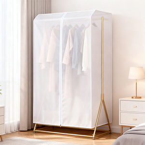 Einfache Kleiderschrank-Abdeckung zum Aufhängen, Staubschutz für Kleiderständer - Product Image 1