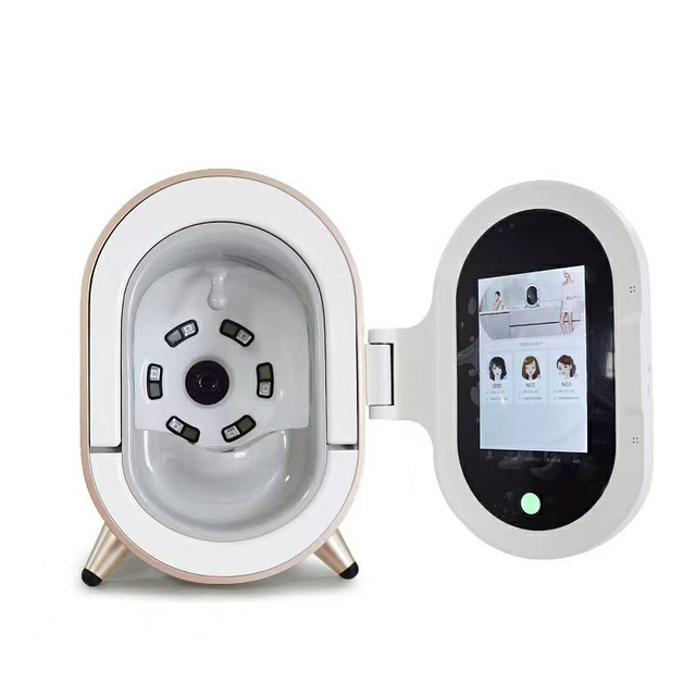 Desktop 3D Face Scanner Skin Analyzer Machine Facial Diagnostic Instrument for Moisture Test EU & US Plug Type