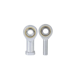 محامل نهاية القضيب OEM عالية الدقة من الفولاذ الكرومي المقاوم للتآكل والمطلي بالكروم، بخيوط M10، طرازات PHS SI6T/K SI8T/K SI10T/K SI12T/K - Product Image 4