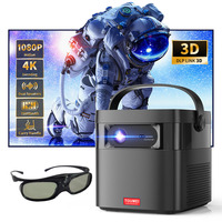 Achetez un projecteur intelligent DLP Android avec mise au point automatique 1080P et correction trapézoïdale pour projecteur personnalisé destiné aux distributeurs