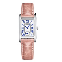 Reloj de Pulsera Deportivo de Moda para Mujer, Cuadrado, de Aleación, con Números Romanos, Elegante, de Cuarzo, Venta al por Mayor, Directo de Fábrica, Envío Inmediato