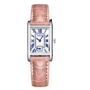 Reloj de Mujer Cuadrado de Moda con Números Romanos - Elegante Reloj de Pulsera de Cuarzo, Venta al por Mayor Directo de Fábrica, Listo para Enviar - Product Image 6