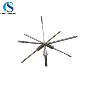 CNC torna parçaları makine tırtıl uzun ana katı masa fanı sert krom dişli yuvarlak Pin paslanmaz çelik içi boş miller - Product Image 6