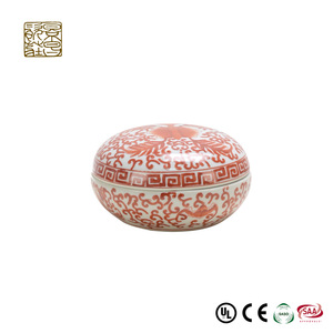 Ưa Thích Hộp Mô Gốm Cover Thiết Kế Red Hoa Hộp Mô Sứ - Product Image 6