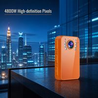 Kamera Olahraga Aksi Mini Portabel yang Dapat Dipakai di Dada Model 2Z WiFi 4K Penglihatan Malam Sensor CCD Sudut Lebar 180 Derajat Layar LCD 1,5" yang Dapat Berputar