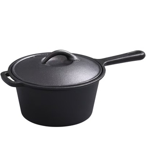 Cast Iron Milk <b>Pot</b> <b>Small</b> Tapered Type Uncoated For Baby And Toddlers Heating Milk Cooking Single Serving Stew <b>Pot</b> - Product Image 2
