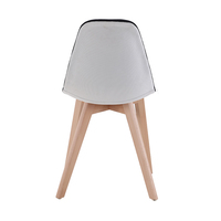 Chaise de salle à manger ovale en acrylique de chêne massif pour femmes, pliable, moderne, en couleur rouge, blanc, diamant, avec jambes en or